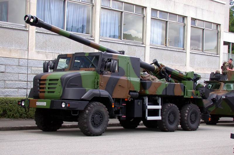 Украинские СМИ: Французские 155-мм САУ CAESAR уже месяц используются ВСУ в боях против ВС России