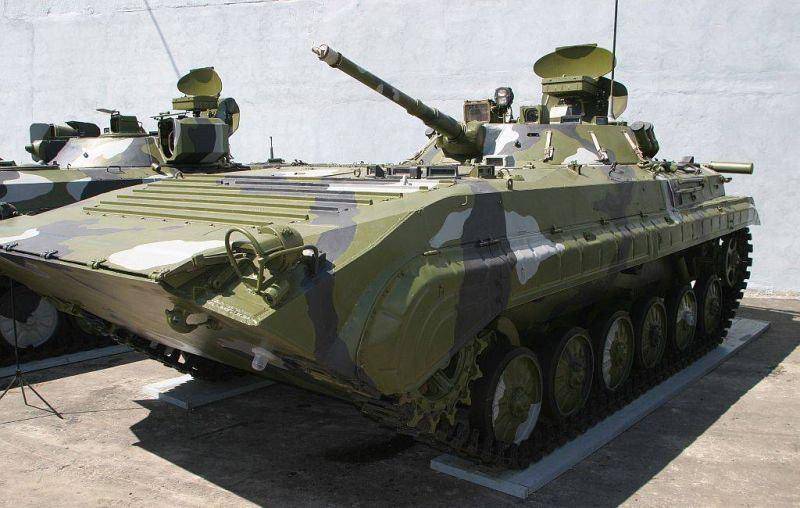 Upgraded combat reconnaissance vehicles BRM-1K are equal in combat ...