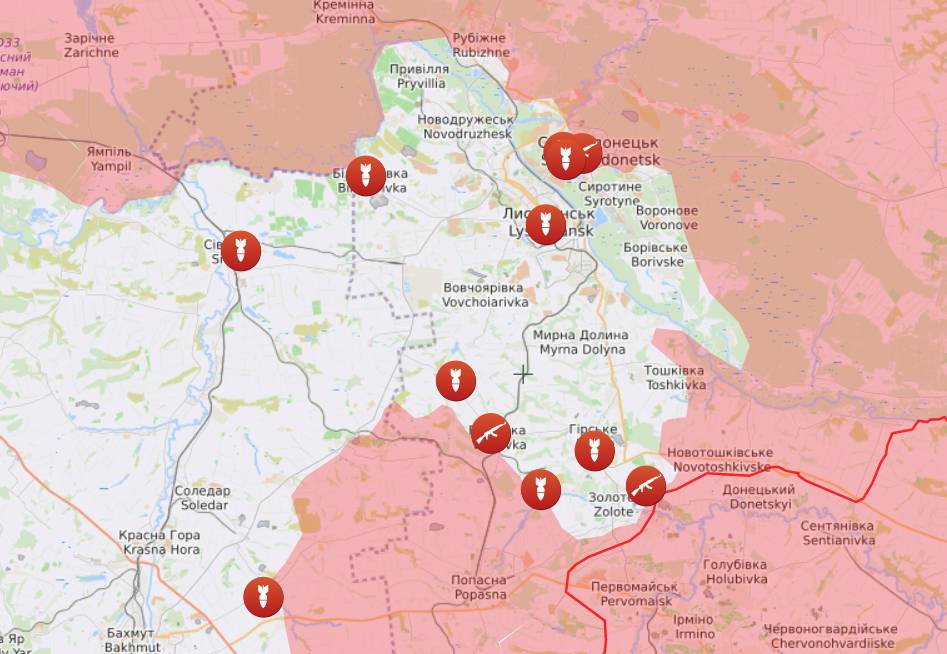 Харьковская область под контролем россии карта