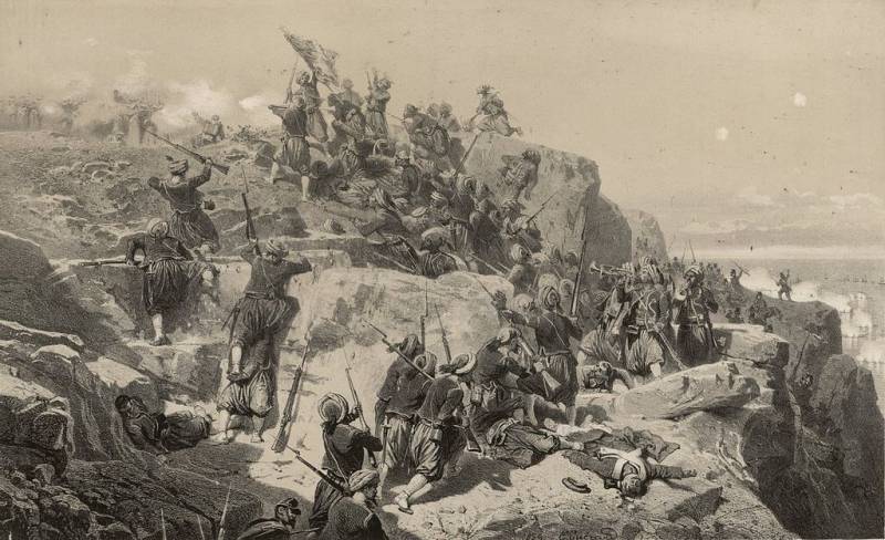 Крымская война. Первая битва на суше