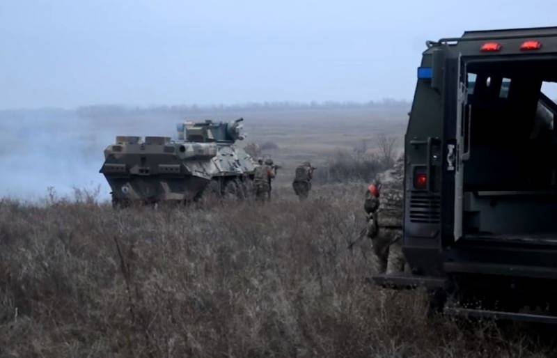 В Киеве сняли постановочное видео об эффективности применения западного оружия в бою с российской армией