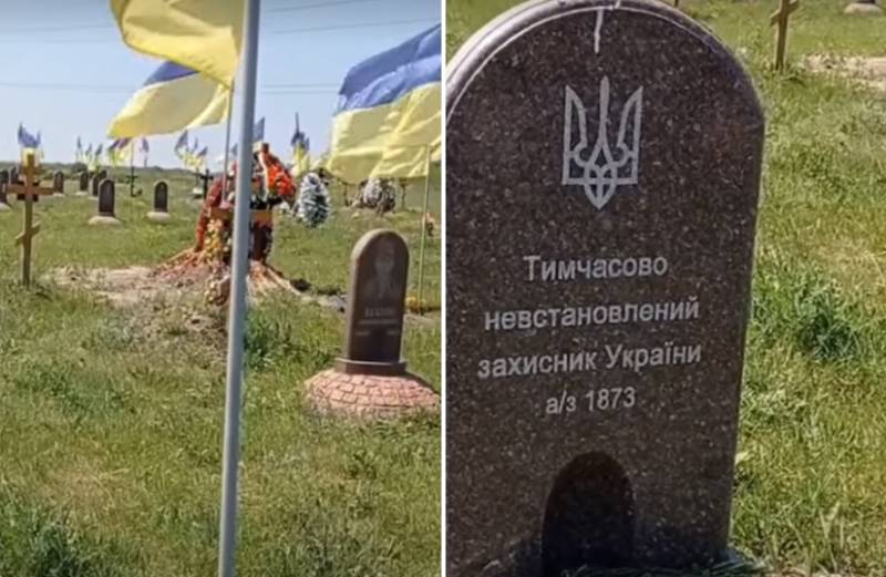 Появились кадры с сотнями безымянных могил украинских военных на одном из кладбищ