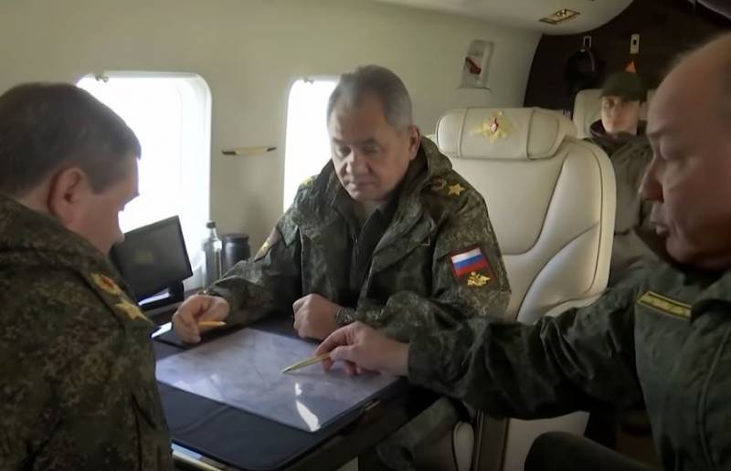 Шойгу посетил зону проведения специальной военной операции российских войск на Украине