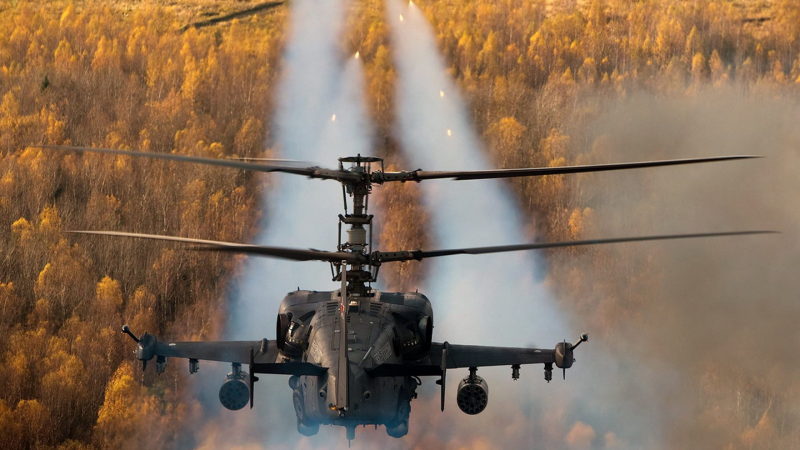 Russian attack helicopters
