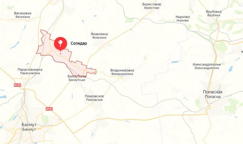Odată cu pierderea controlului asupra Berestovo, Forțele Armate ale Ucrainei se află într-o situație dificilă în Soledar