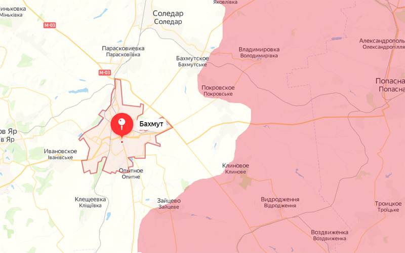 Сообщается об освобождении Покровского и выходе к северо-восточным окраинам Артёмовска