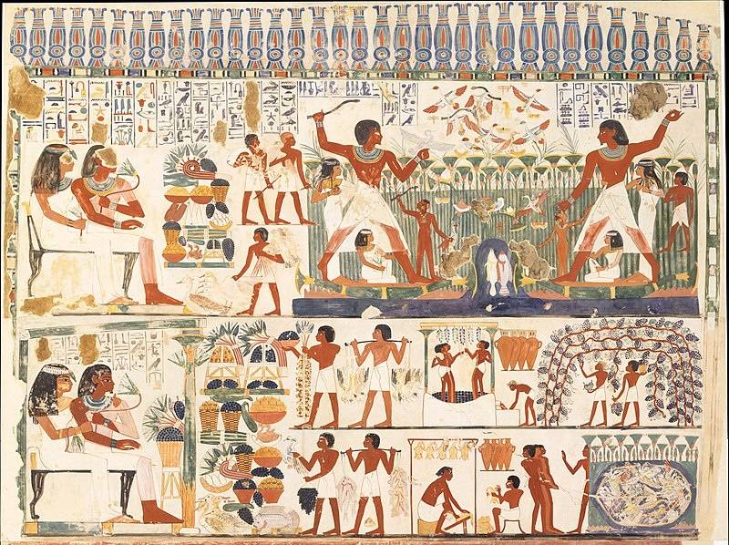 За древним египетским столом