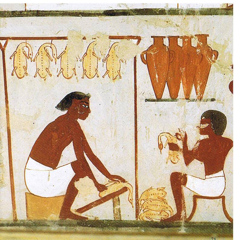 За древним египетским столом