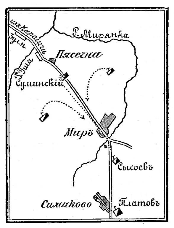 मिरो के पास की लड़ाई में प्लाटोव के कोसैक्स ने पोलिश घुड़सवार सेना डिवीजन को कैसे हराया