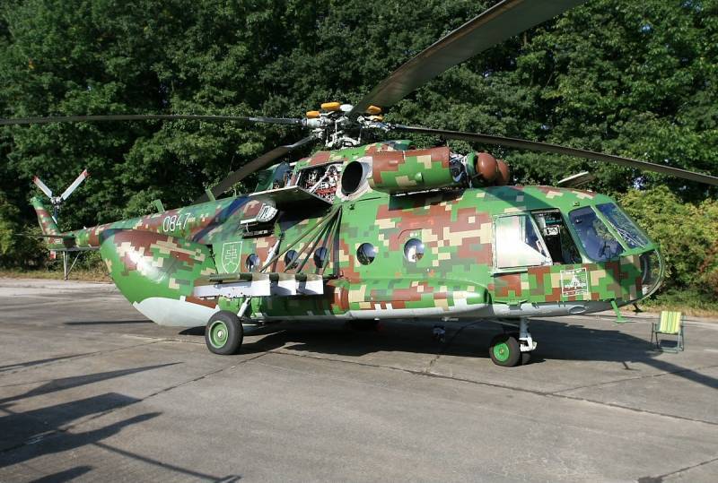 Словакия передала Украине военно-транспортные вертолёты Ми-17, снятые с хранения