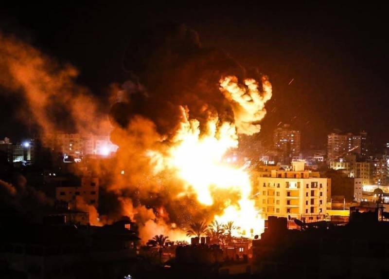 Израильские военные: Авианалёт ЦАХАЛ на Газу стал ответом на ракетный обстрел Израиля