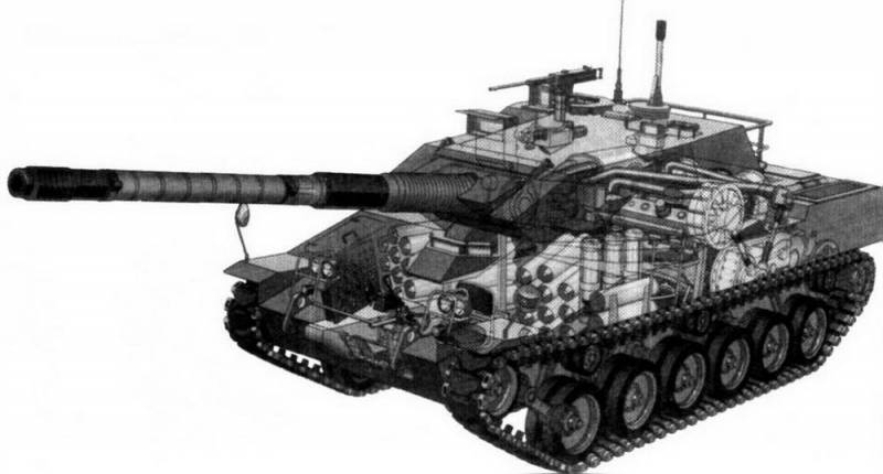 Компоновка танка "Стингрей". Источник: arsenal-info.ru