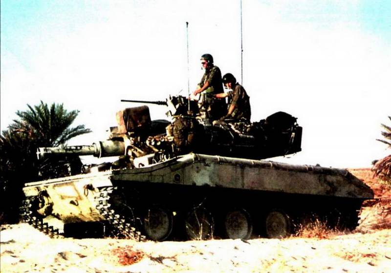 Танк "Шеридан" в ходе "Войны в заливе". 1991 год. Источник: arsenal-info.ru