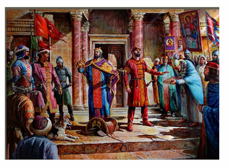 Болгары осаждают Константинополь