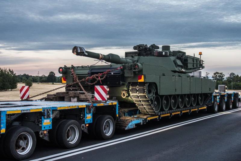 Первые американские танки Abrams, предназначенные для обучения экипажей, прибыли в Польшу