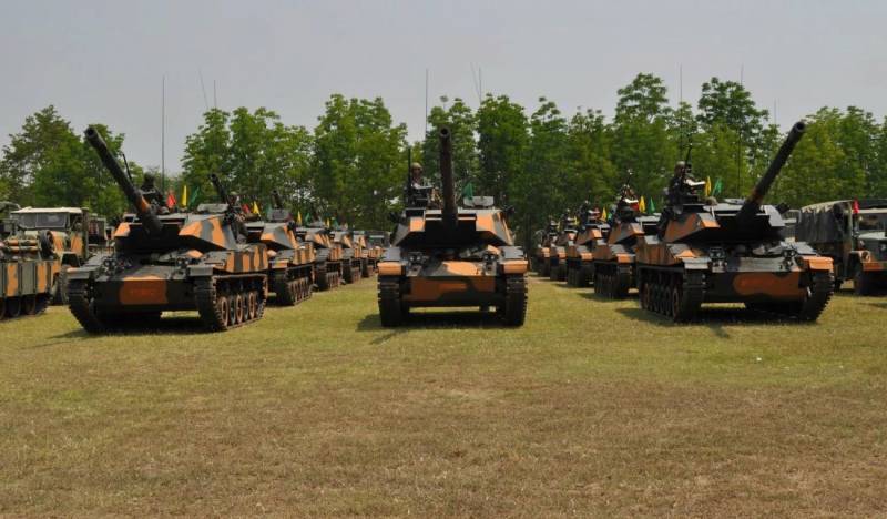 Танки "Стингрей" армии Таиланда. Источник: grogheads.com