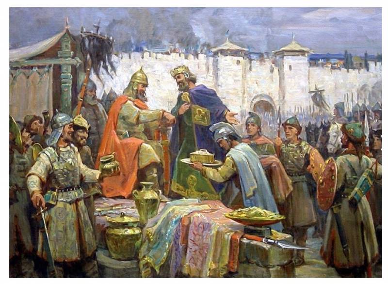 Болгары осаждают Константинополь