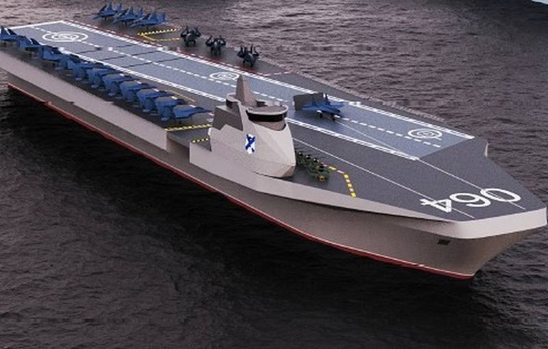 Nevskoye Design Bureau presentó el proyecto de un portaaviones ligero no nuclear "Varan"