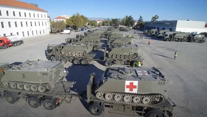 Испания приступила к отправке на Украину партии снятых с консервации бронетранспортёров M113