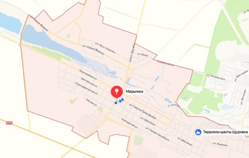 Our troops encircled several enemy detachments in the central part of Maryinka