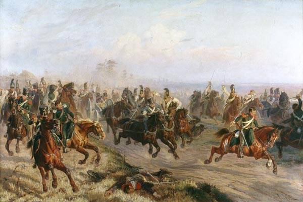 "Ruslar bu durumda sarsılmaz bir cesaret ve korkusuzluk gösterdiler." Polotsk yakınlarındaki ilk savaş