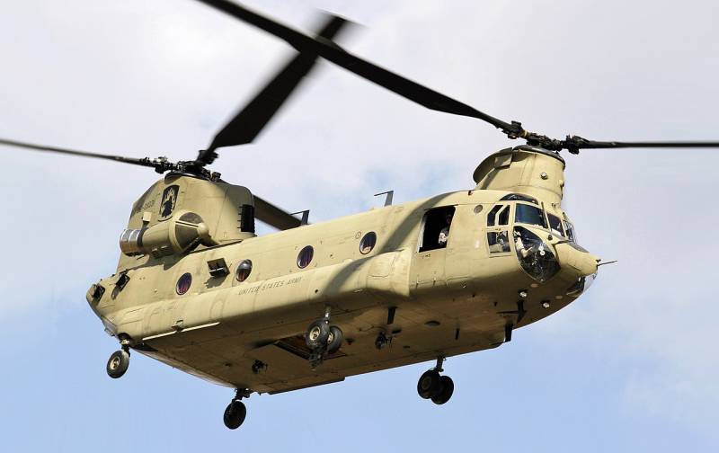 Американская армия временно остановила полеты всех вертолетов Chinook после выявления проблем с двигателями