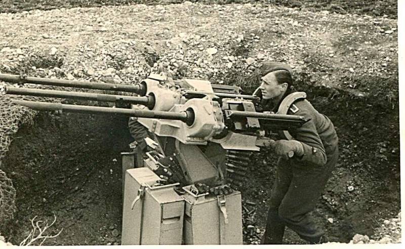 Зенитные установки, созданные на базе 20–30-мм немецких авиационных пушек в годы Второй мировой войны