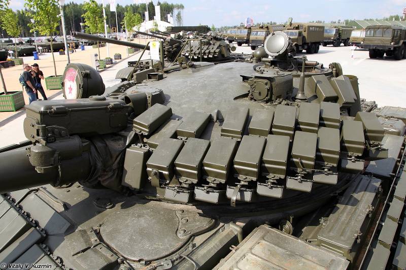 צריח T-62MV מצויד בהגנה דינמית. מקור: vitalykuzmin.net