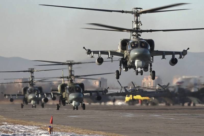 Ka-52M denemelerde ve savaşta