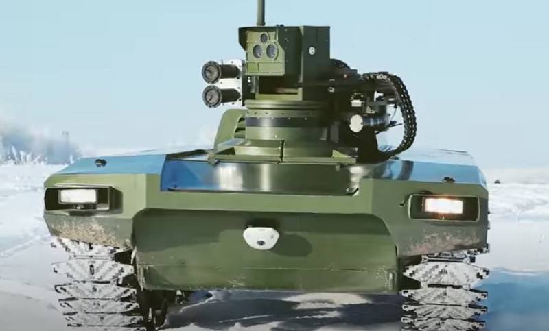 Российский робот Маркер получит боевую версию, созданную с учётом опыта боевых действий на Украине