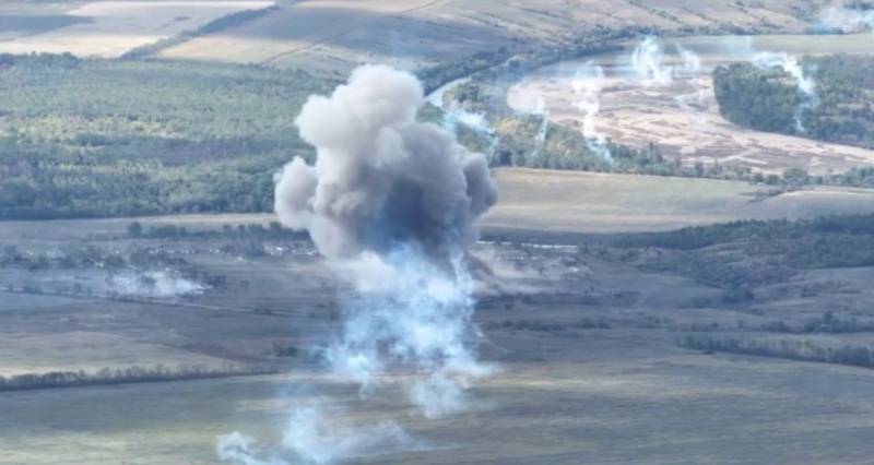 Drone ruso filmó el bombardeo del caza VKS