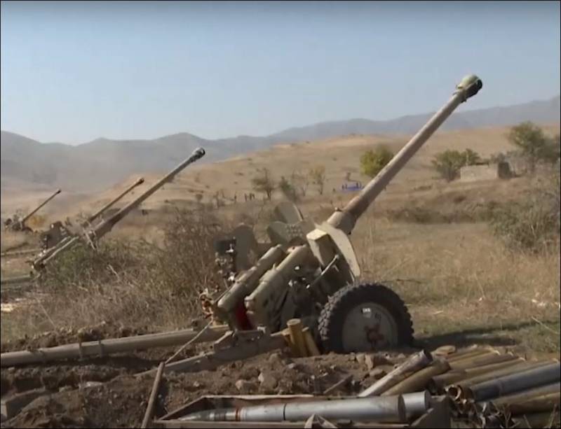 وزارت دفاع ارمنستان: جمهوری آذربایجان از گلوله های توپخانه ای خاک ارمنستان را گلوله باران کرد
