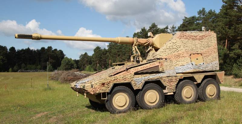 Saksa valmistaa erän RCH-155 155 mm itseliikkuvia haubitseja Ukrainalle