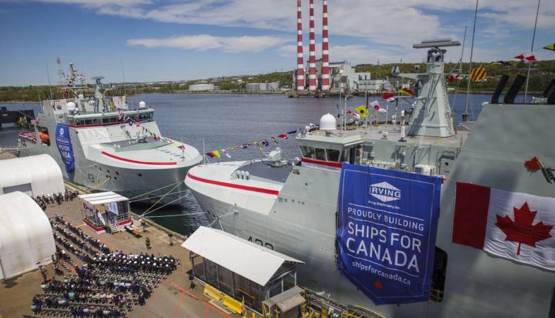 ВМС Канады пополнились третьим арктическим патрульным ледоколом класса Harry DeWolf