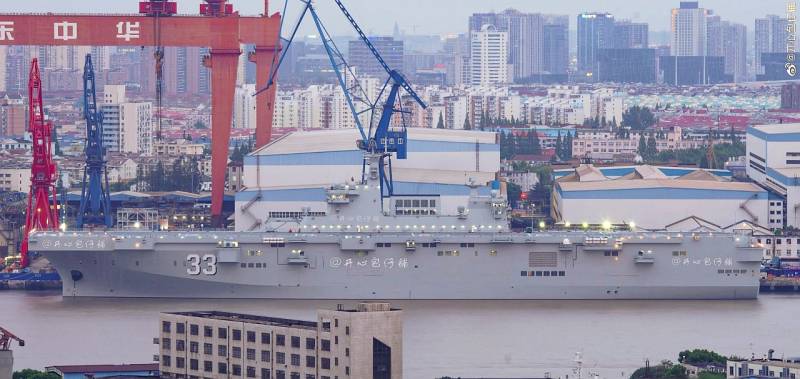 Универсальный десантный корабль ВМС Китая типа 075 LHD готов к началу эксплуатации