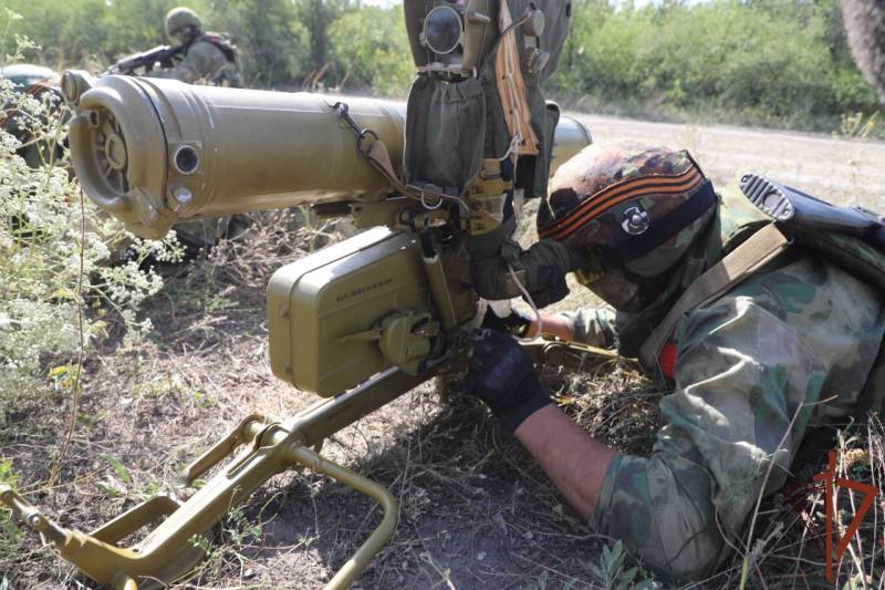 قام جنود الحرس الروسي بالقضاء على مجموعة الاستطلاع التابعة للقوات المسلحة الأوكرانية