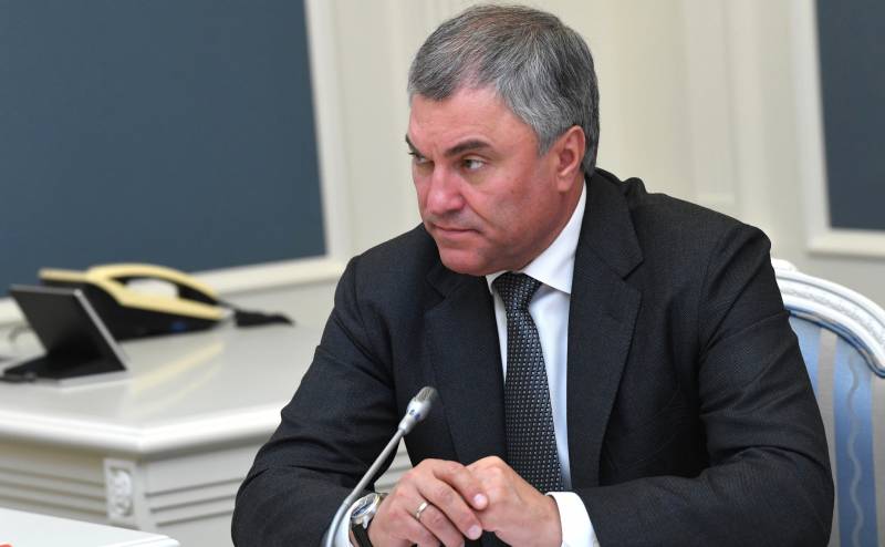 Chủ tịch Duma Quốc gia Nga: Phương Tây nhận ra rằng sẽ không có chiến thắng với Zelensky