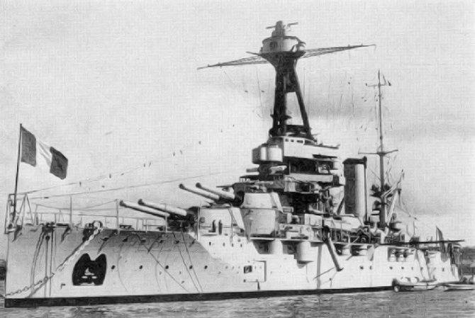 Un aperçu de la flotte du contre-amiral E. Fournier