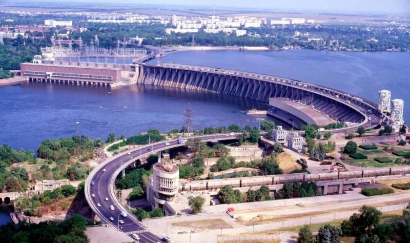 Die Behörden der Region Zaporozhye schließen die Provokation Kiews am Wasserkraftwerk Dnjepr nicht aus