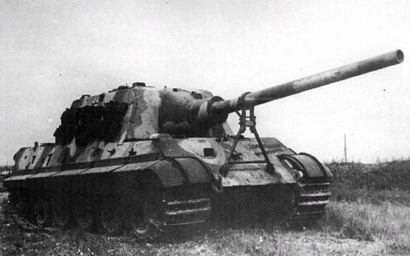 자주포 "Jagdtigr": "탱크 구축함"의 생성 및 특성의 역사