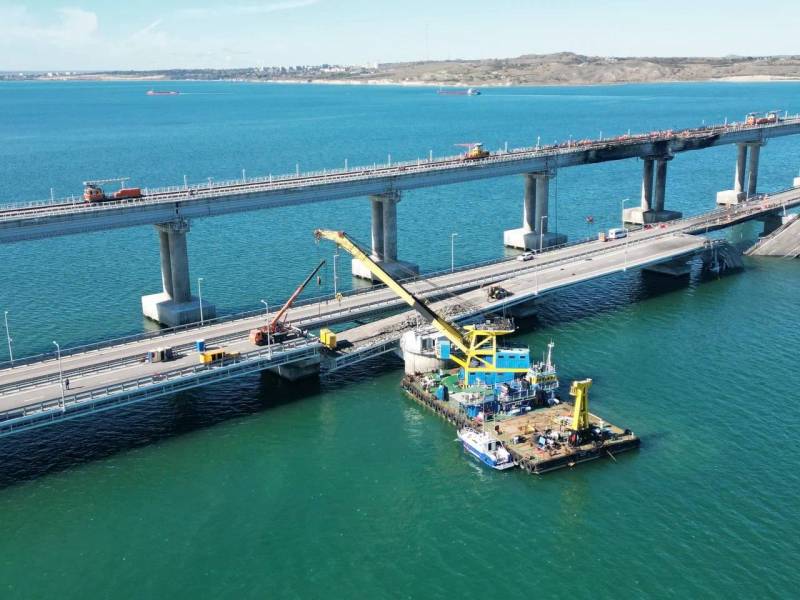 Bus traffic resumed on the Crimean bridge