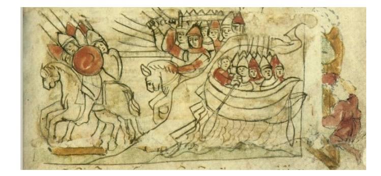 1043: প্রিন্স ভ্লাদিমির ইয়ারোস্লাভিচ কনস্টান্টিনোপলে যান