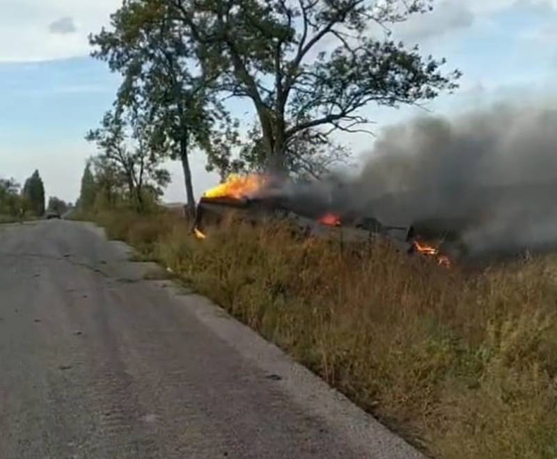 On rapporte que les soldats du régiment cosaque ont repris à l'ennemi le village de Dibrova entre Kremennaya et Krasny Liman