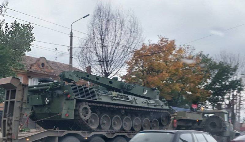 Kendaraan pemulihan lapis baja Bergepanzer 2 kanggo Ukraina