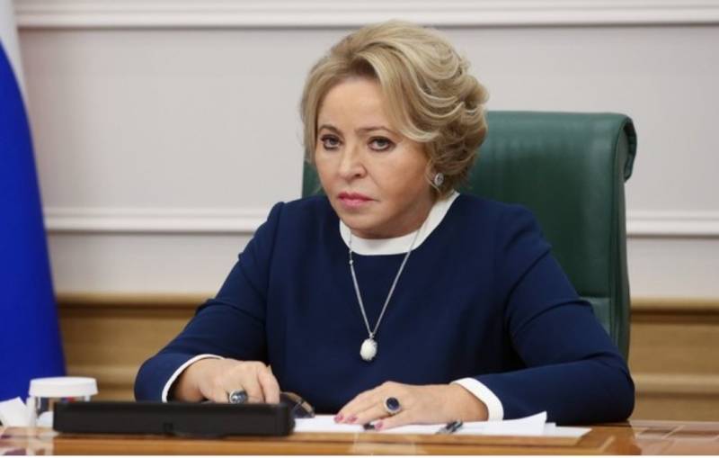 O presidente do Conselho da Federação Matvienko disse que a NWO seria encerrada apenas em termos russos e ofereceu negociações com a Ucrânia