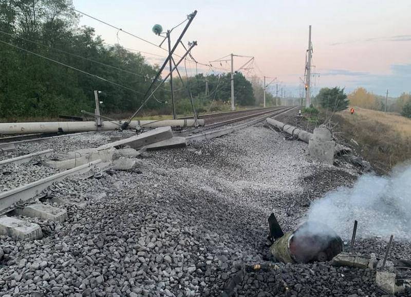 Apărarea antiaeriană rusă a respins un atac cu rachetă al Forțelor Armate ale Ucrainei asupra regiunii Belgorod, șinele de cale ferată au fost avariate