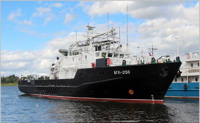 Az 19920-as projekt nagy vízrajzi hajója a balti flotta számára befejezte az állami teszteket