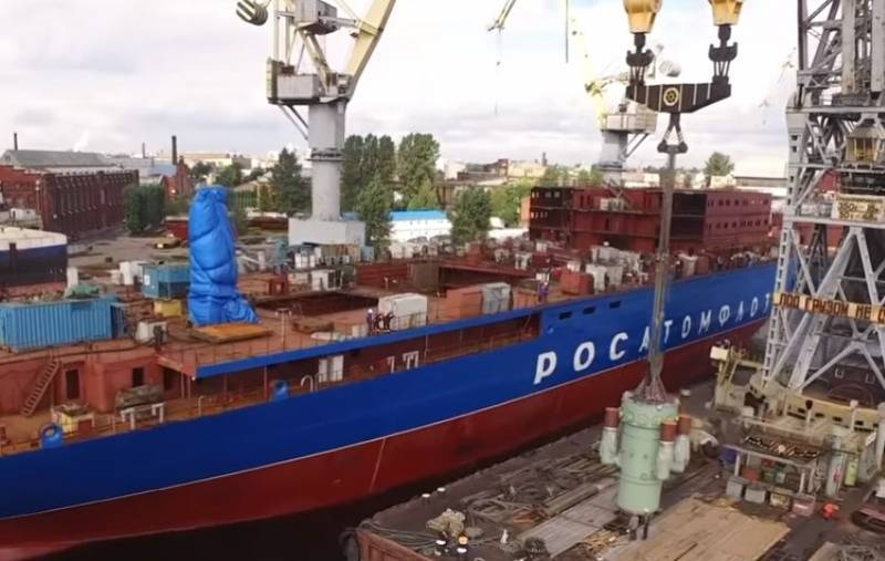 Балтийский завод готовит спуск на воду третьего серийного атомного ледокола проекта 22220 «Якутия»