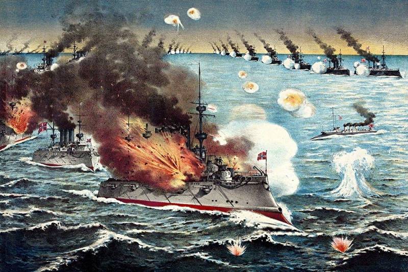 Lessons from naval battles of the Russo-Japanese War. View from France