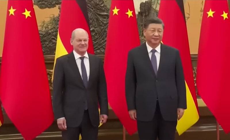 Der deutsche Bundeskanzler musste sich nach seinem Besuch in China Biden erklären